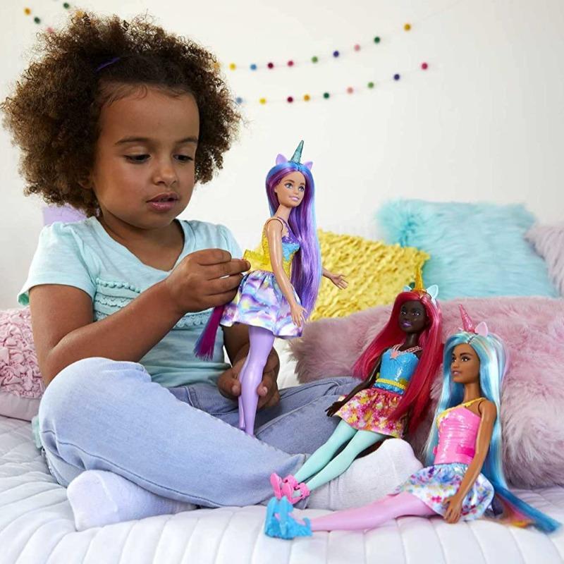 Barbie - Dreamtopia Unicorn Doll Pink Blue Hair