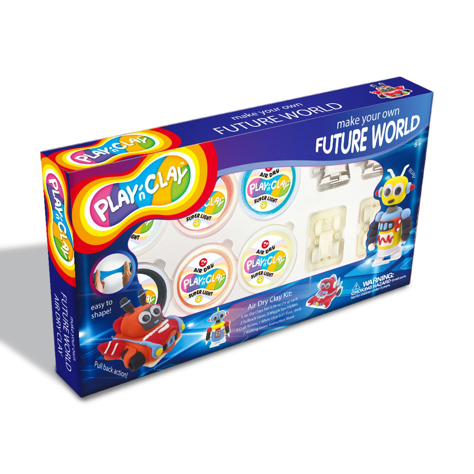 مجموعة تصميم الروبوت بالصلصال