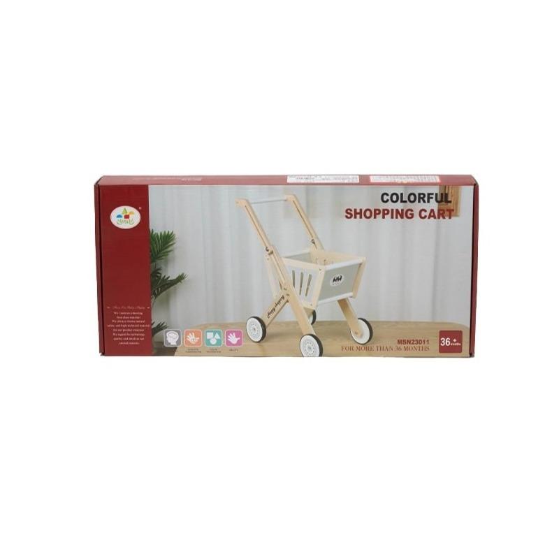 Youlebi White Shopping Cart Set For Kids