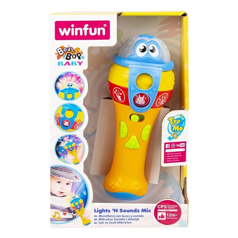 وين فن - ميكروفون تفاعلي بأصوات وأضواء