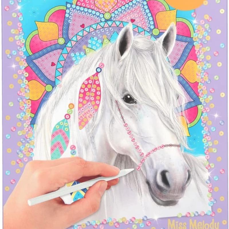 توب مودل - مجموعة تزيين حصان مس ميلودي بالترتر