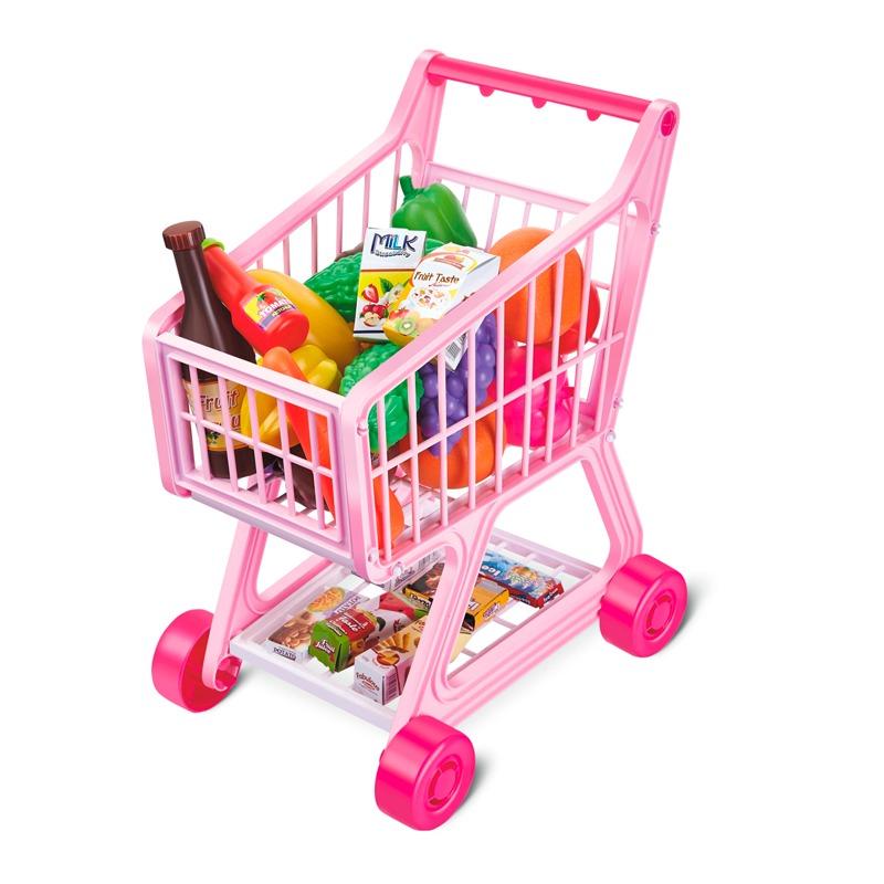 مجموعة لعب عربة التسوق - 32 قطعة