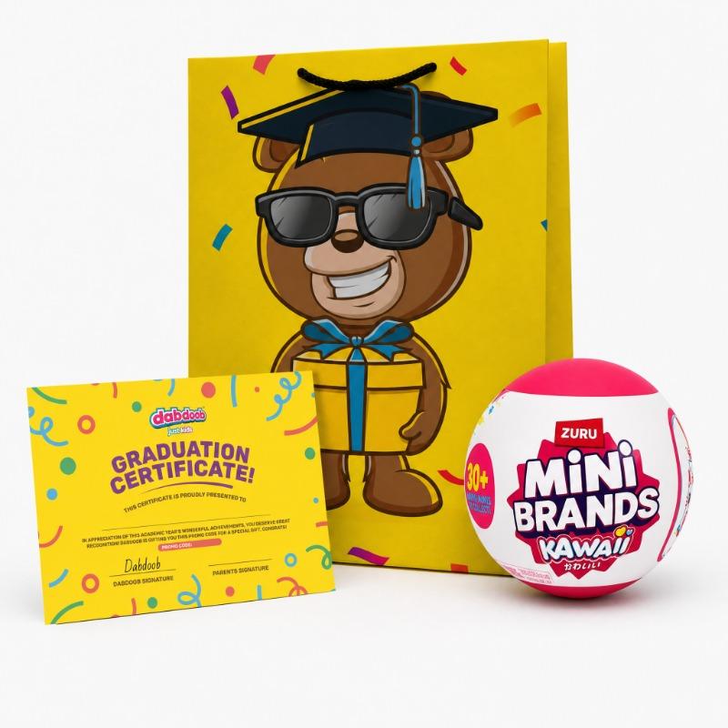 Girls Graduation Bundle with 5 KD Credit - Kawaii Surprise Capsule✨🎓