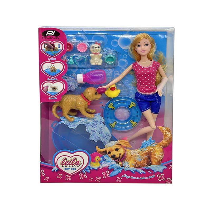 Power Joy Leila Bath Dog With Accessories - Pack 1
