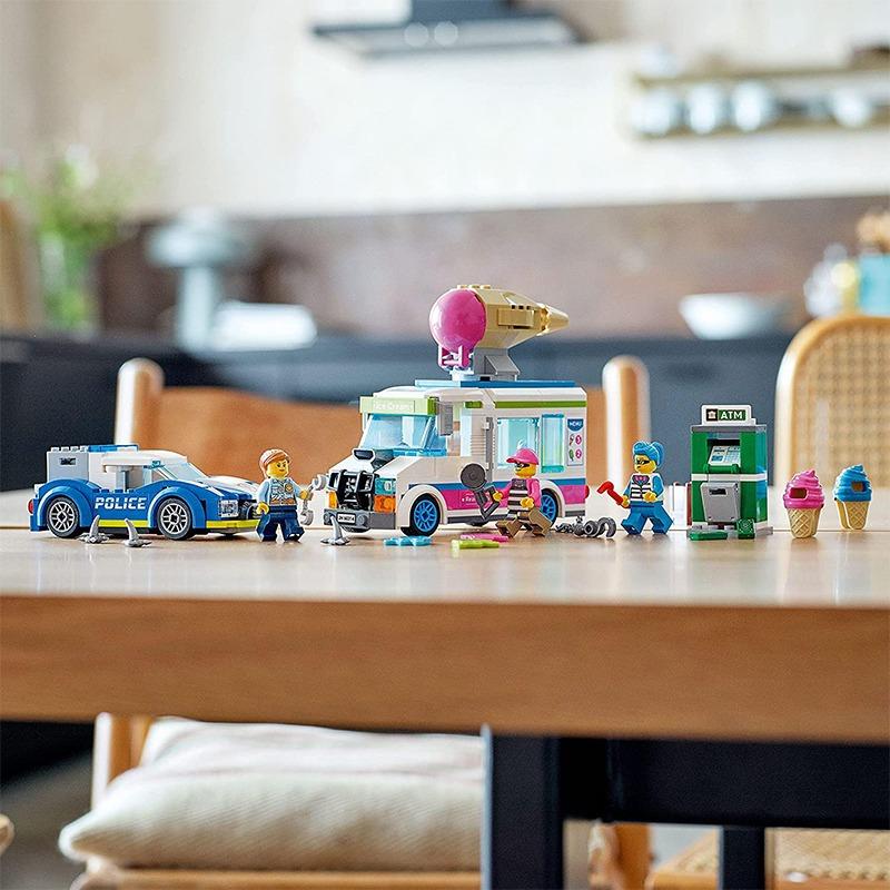 Lego City Ice Cream Truck Police Chase