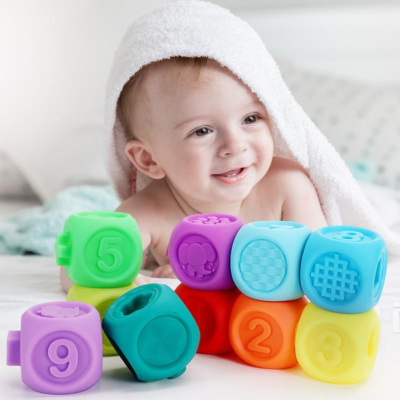 Sobibear Baby Soft Building Blocks Sealed Packaging Box