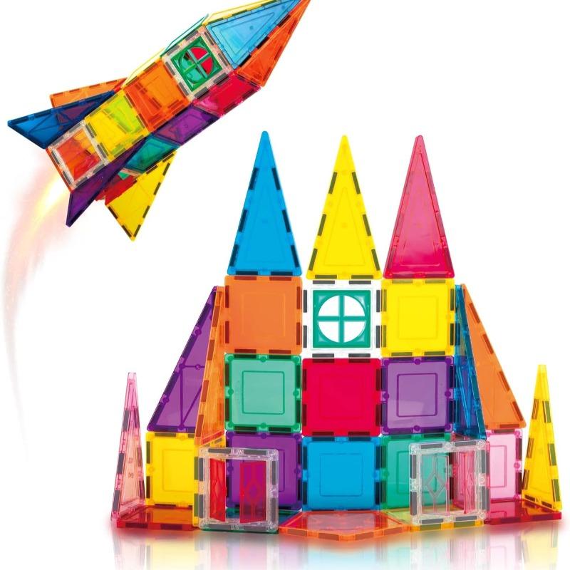 مجموعة البناء المغناطيسية صاروخ الفضاء ٣٦ قطعة