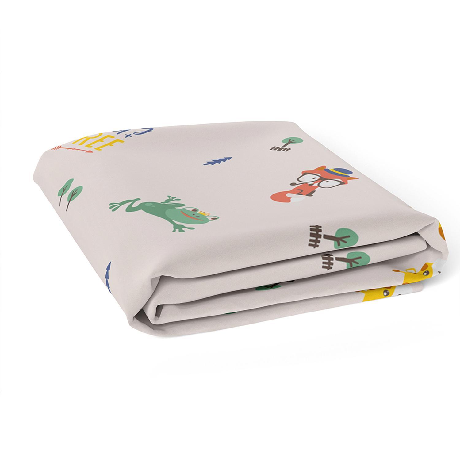 رابيتات - شرشف سرير أطفال قطن عضوي يونغ