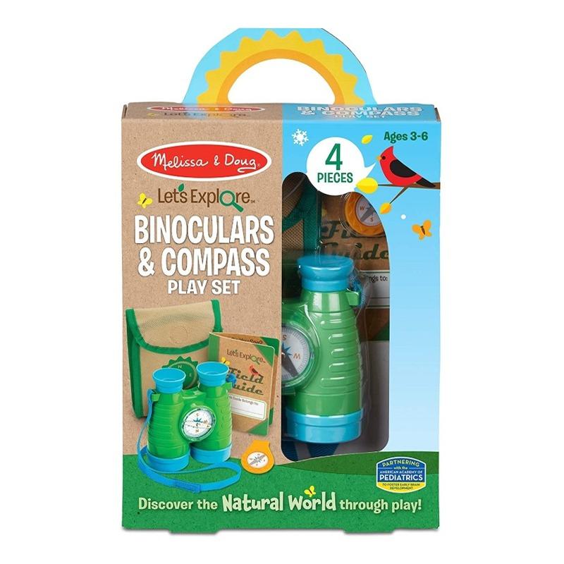 Melissa And Doug Binoculars And Compass Toy Play Set