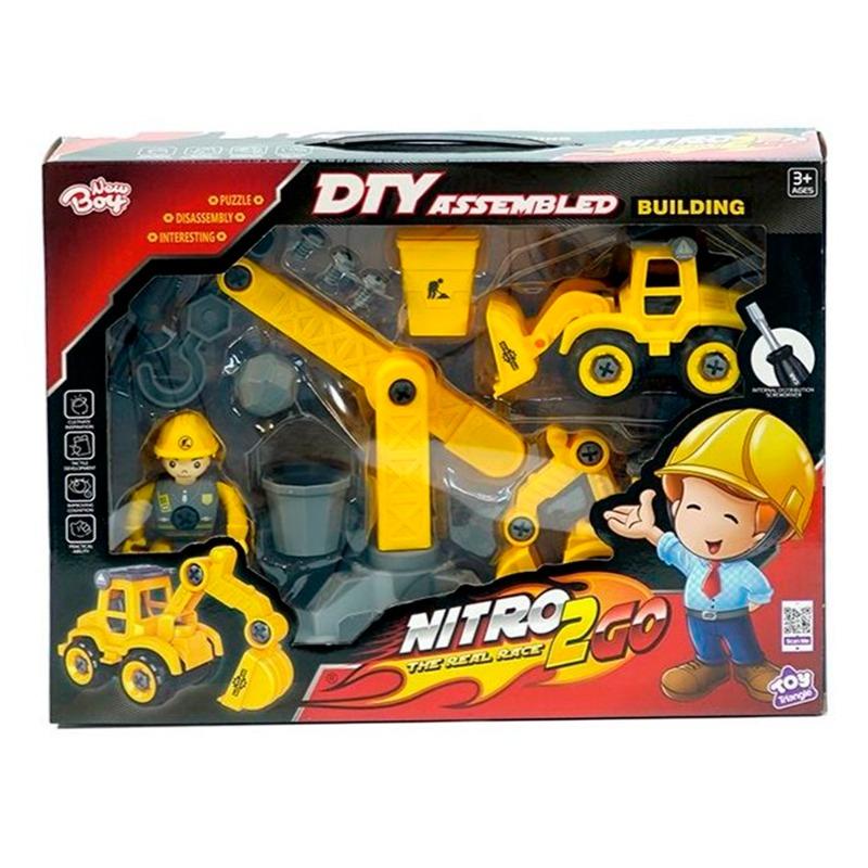 Nitro2Go Assembling Car Set Building - 11pcs