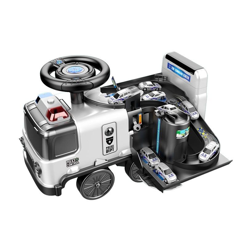 ديربونج - سيارة ركوب الشرطة الكهربائية مع مسار 2 في 1