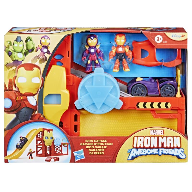 Marvel Iron Man Iron Garage Playset