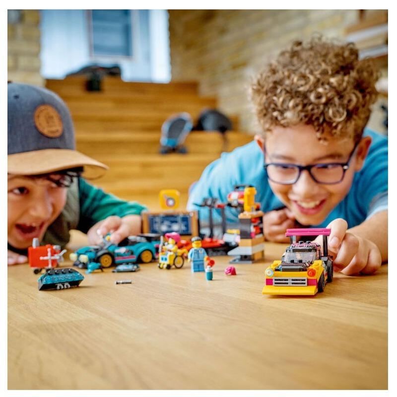 LEGO City Custom Car Garage Building Toy Set - 507 Pcs