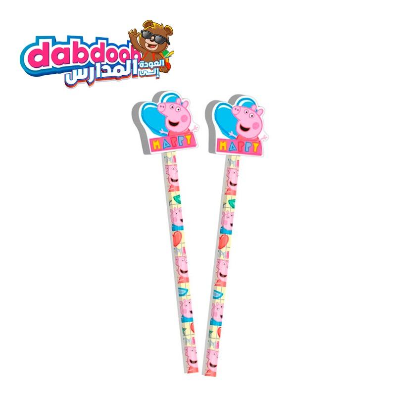 Peppa Pig Pencil With Top Eraser