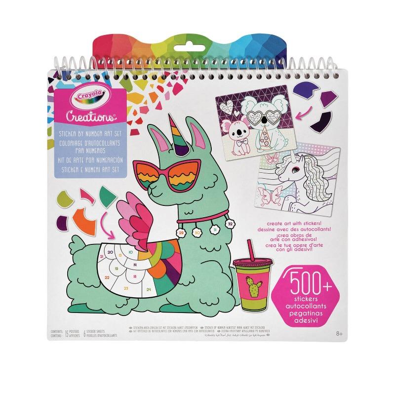 Crayola Creations Sticker By Numbers Art Set