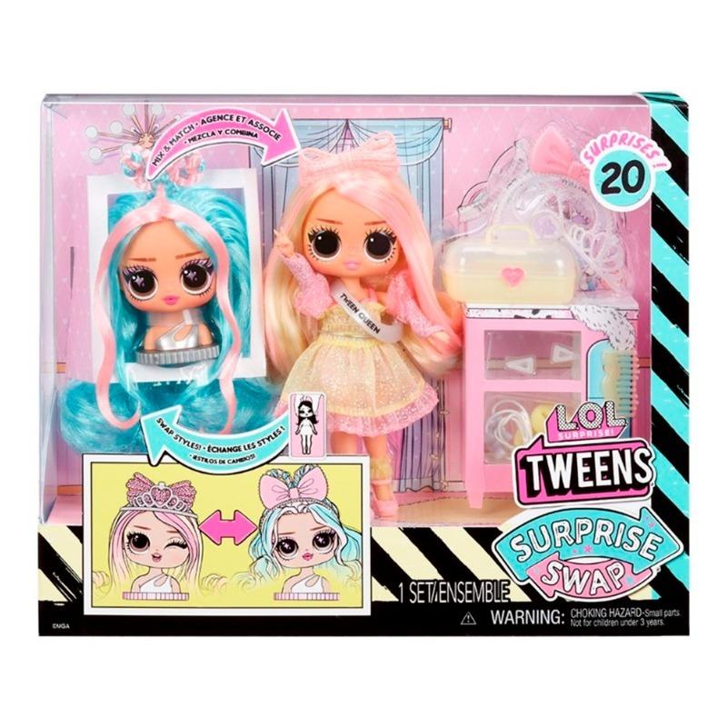 حزمة لول سربرايز - دمية توينز سواب ويفز ويني + دمية توينز فاشن إيلي فلاي