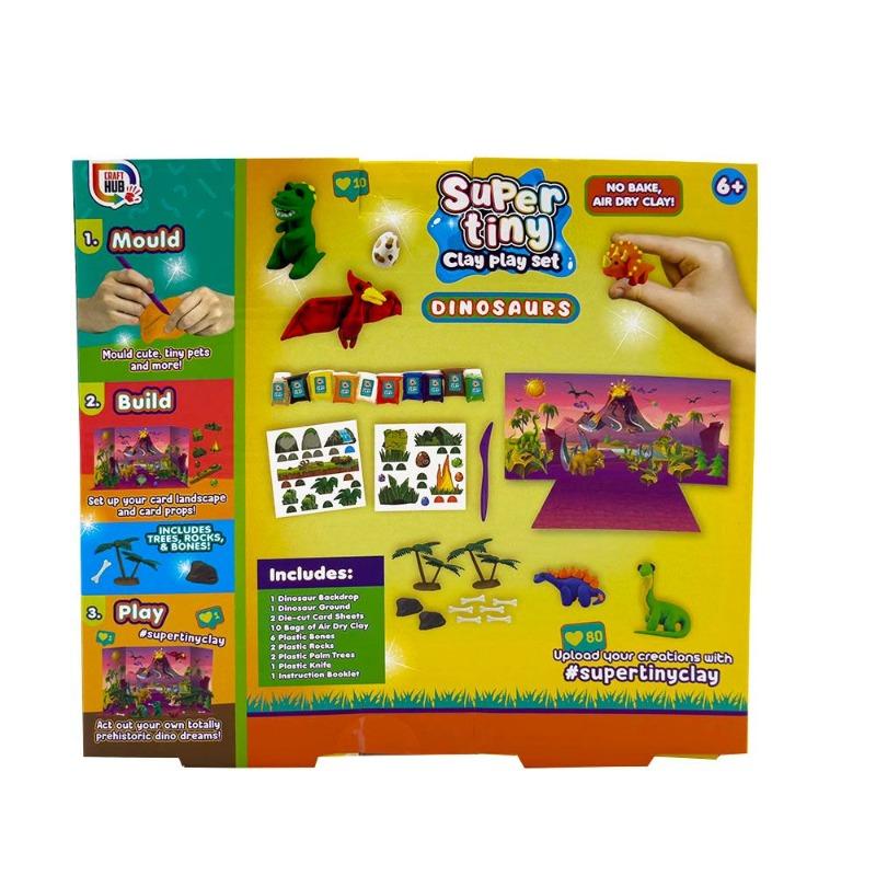 Craft Hub Super Tiny Clay Play Set - Dinosaur