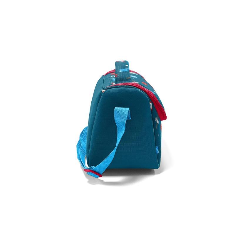 Coral High Kids Indigo Red Space Patterned Thermo Lunch Bag