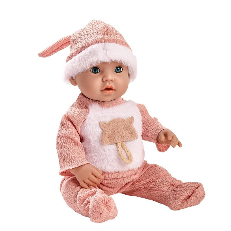 واندر لونج - دمية الطفل الصغير 16 إنش بجامب سوت أحمر