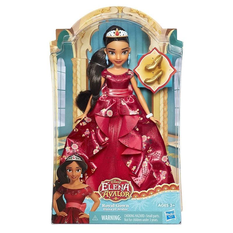 دمية ديزني إلينا أفالور بفستان ملكي