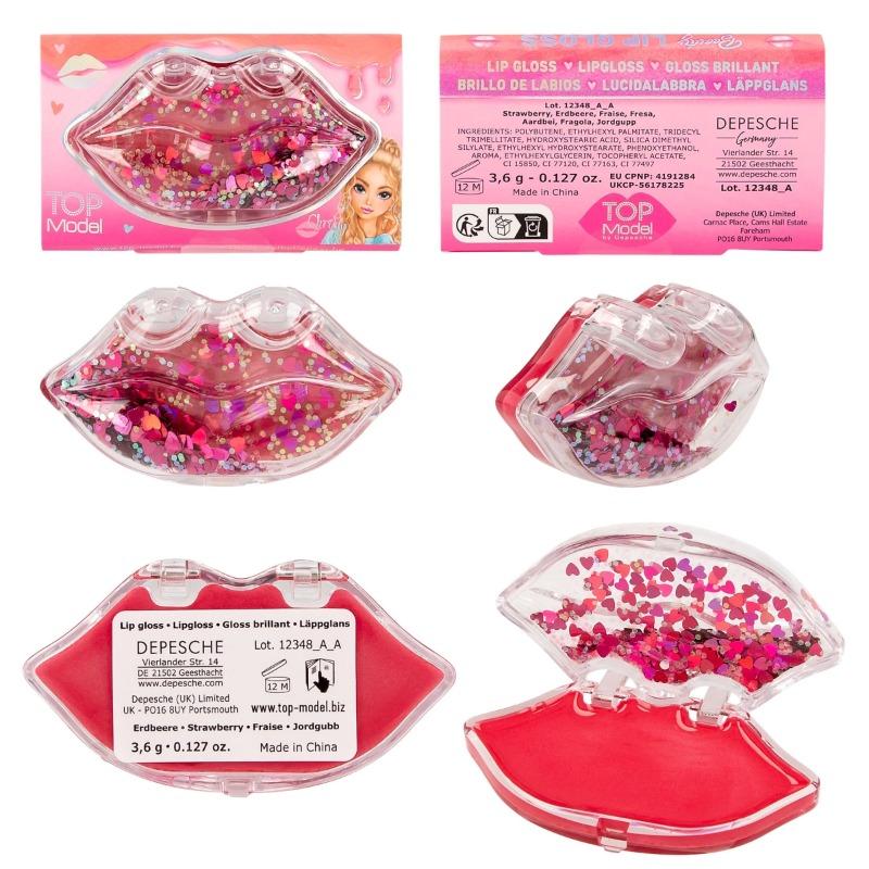 Top Model Lip Gloss with Lip Design