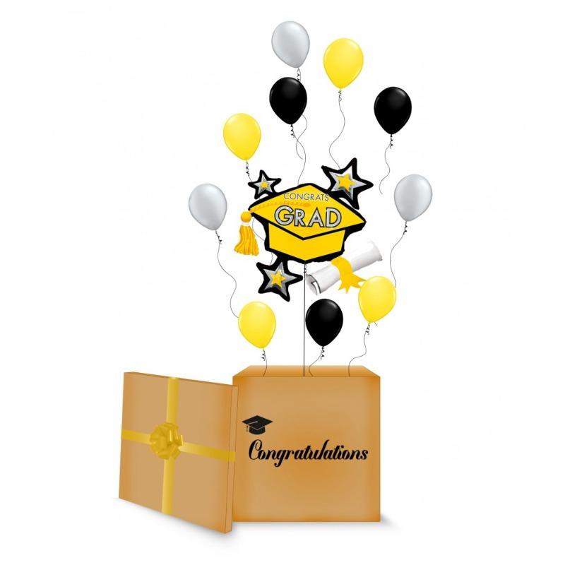 Graduation Decoration Balloon - Yellow Cluster