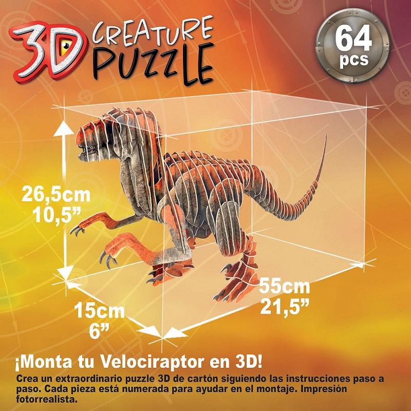 Educa Velociraptor 3D Creature Puzzle