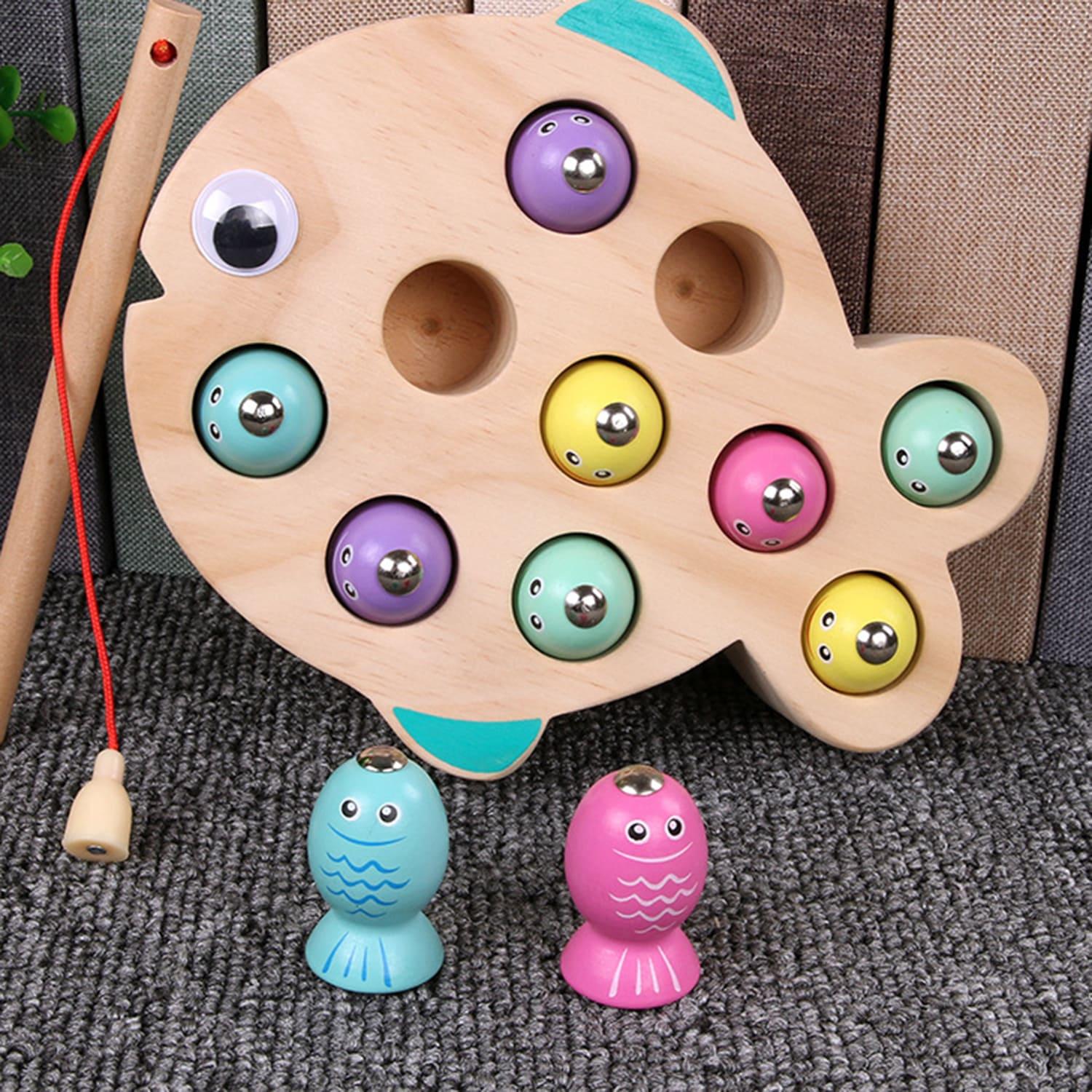 Beilaluna - Magnetic Wooden Fishing Game