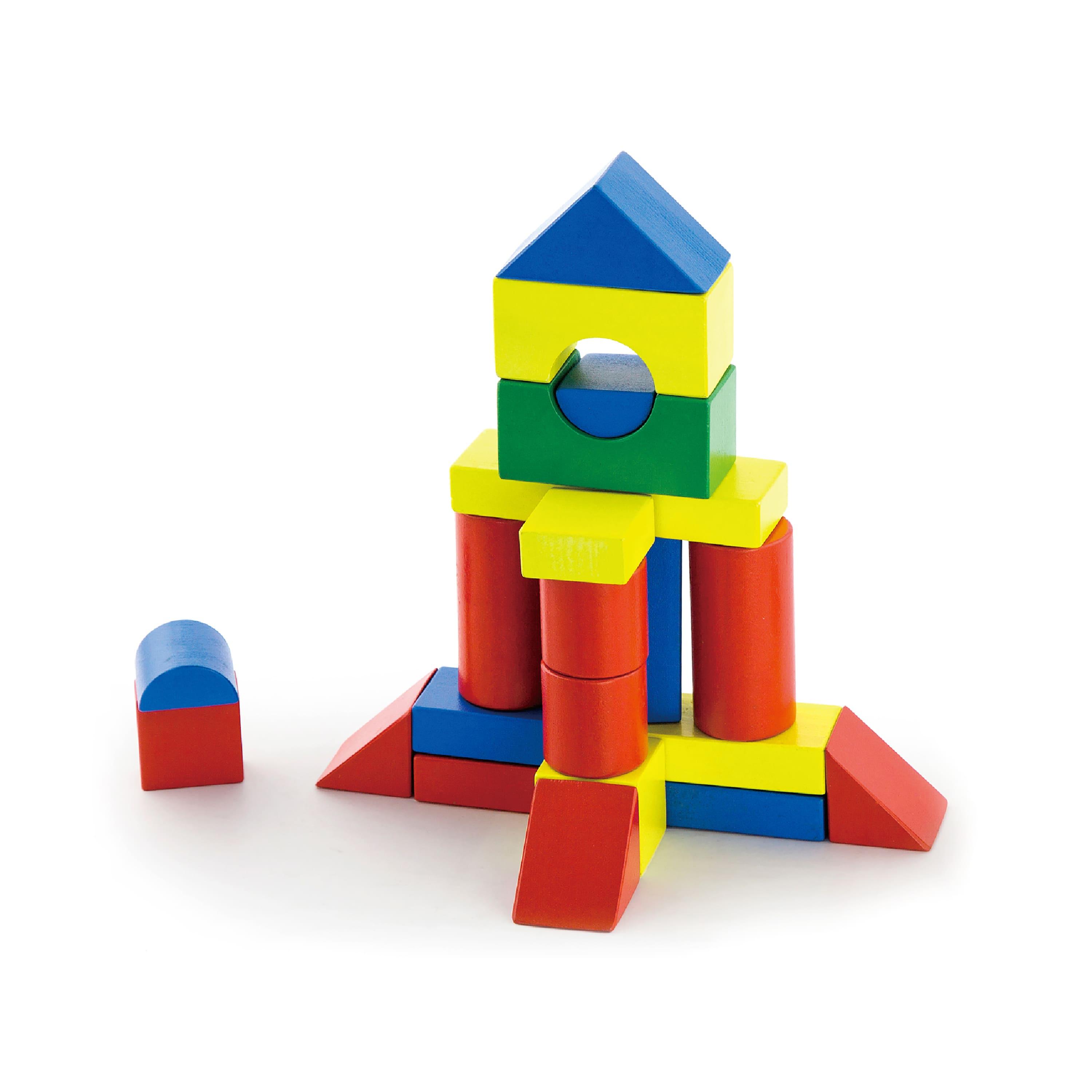 VIGA Wooden Building Blocks - 50 Pcs