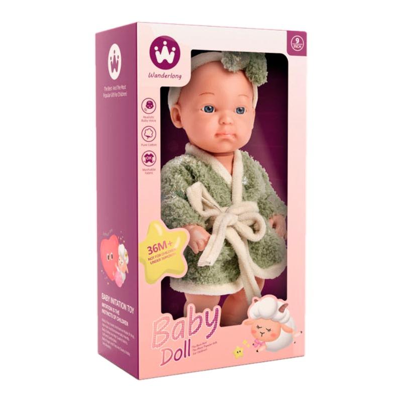 Baby Imitation Doll With Bath Dress - 6 Inch