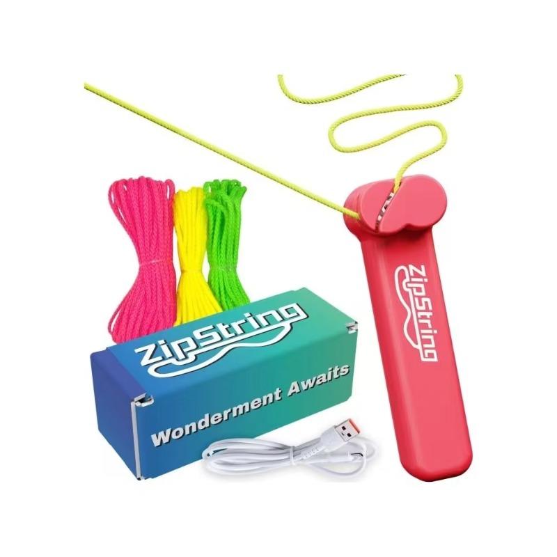 زيب سترينغ – إصدار العلبة الشفافة باللون الأحمر