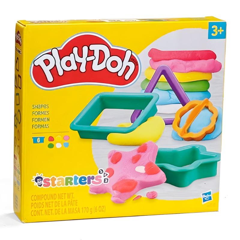 بلاي دوه - مجموعة لعب الصلصال وتشكيل الحروف 6 ألوان