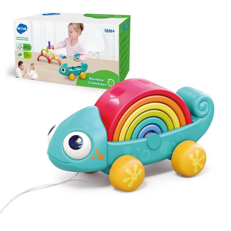 Hola Rainbow Chameleon Toy