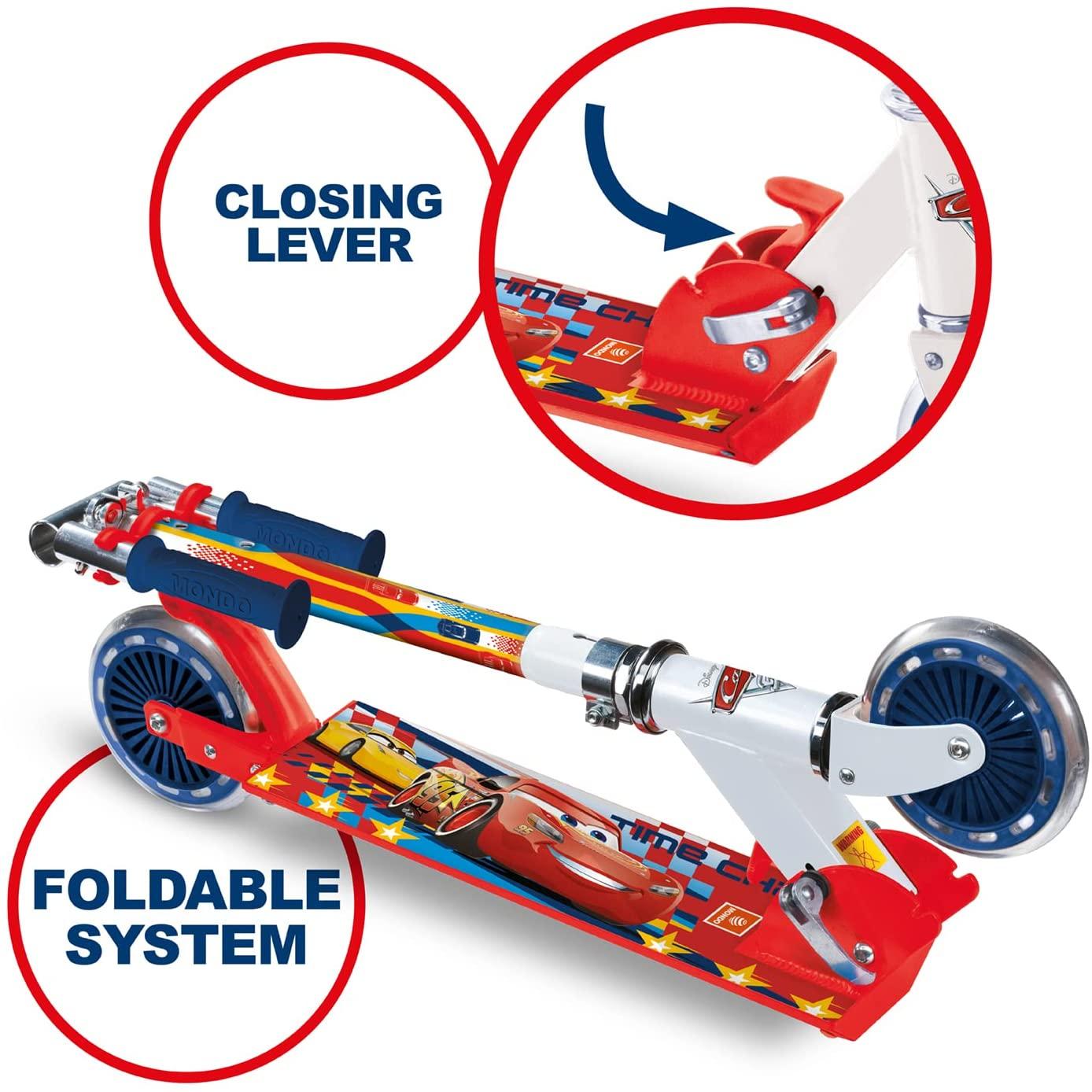 Mondo Scooter 2 wheels Disney Cars