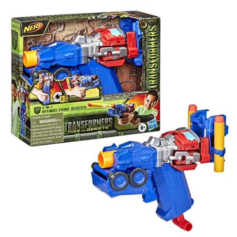 Transformers Rise of the Beasts Movie 2 In 1 Optimus Prime Blaster 7 Inch