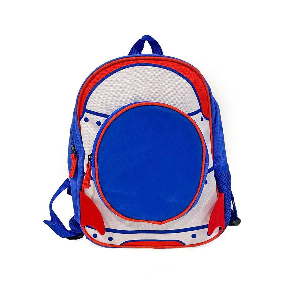 حقيبة ظهر بتصميم الصاروخ - لون أزرق