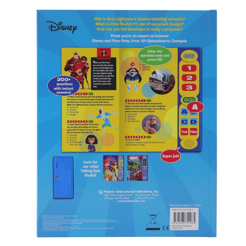 Disney Talking Quiz Sound Book Over 200 Interactive Questions