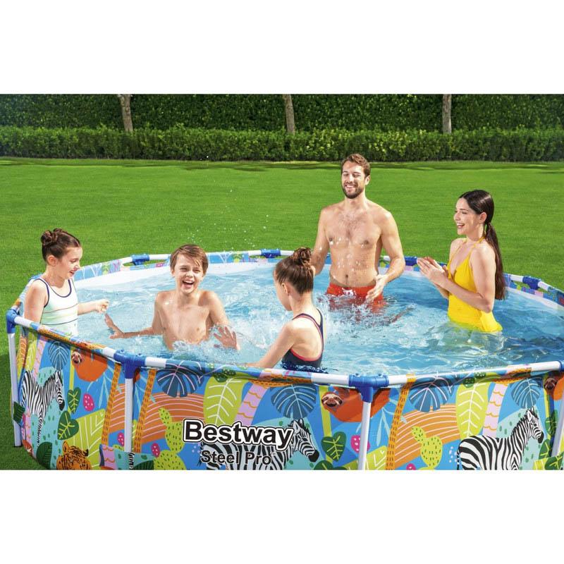 Bestway Steel Pro Pool Jungle Animals