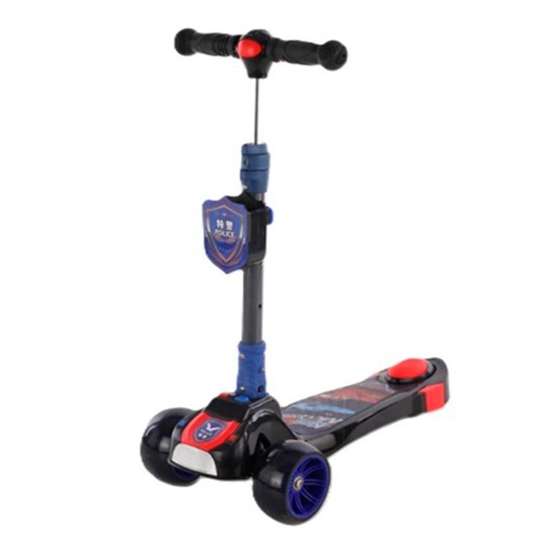 سكوتر الأطفال ثلاثي العجلات مع أضواء وأصوات