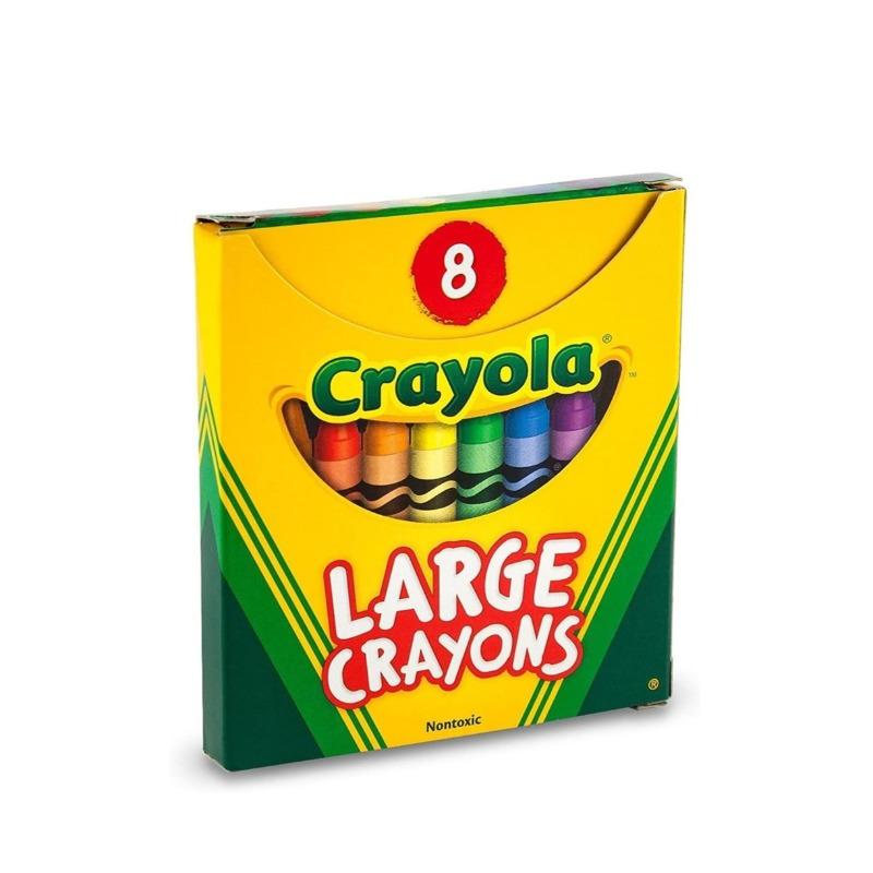 Crayola Large Crayons School And Art Supplies 8 Colors