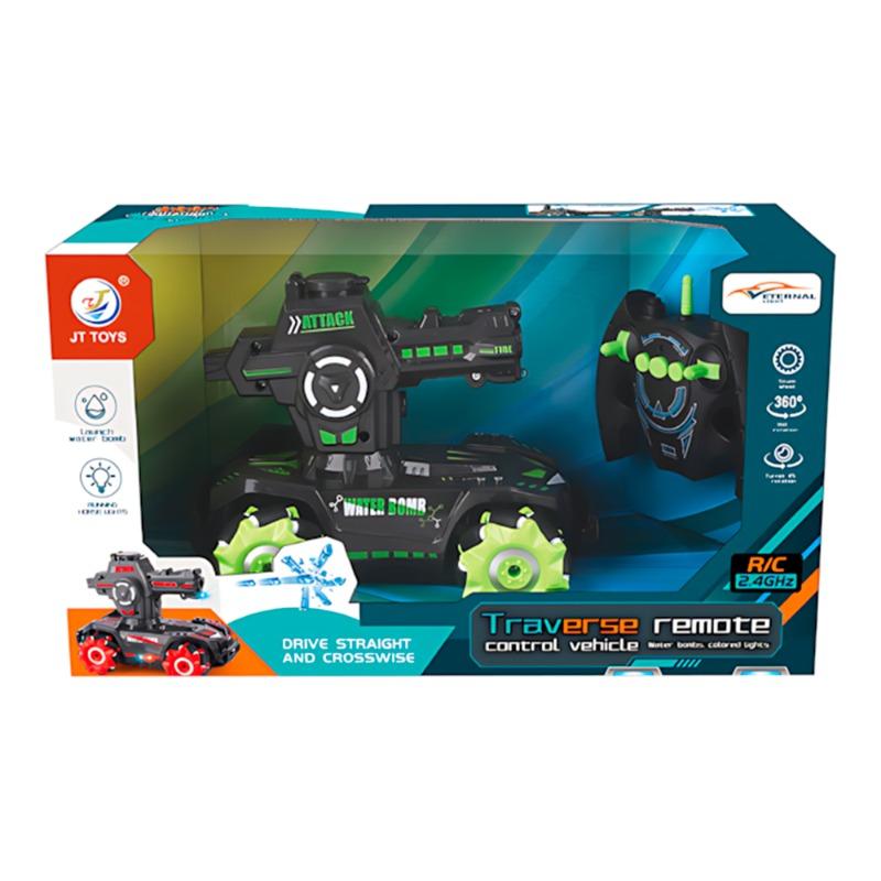 جي تي تويز - سيارة ترافيرس بجهاز تحكم عن بعد لون أخضر