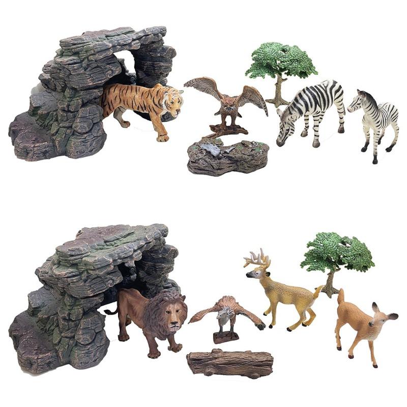 TTC - Series Animal Figure Mix 4 Pcs Set Assorted