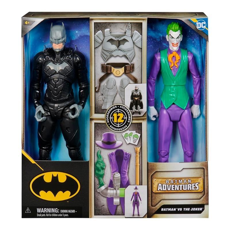 DC Comics Batman vs Joker 12" Action Figure Set
