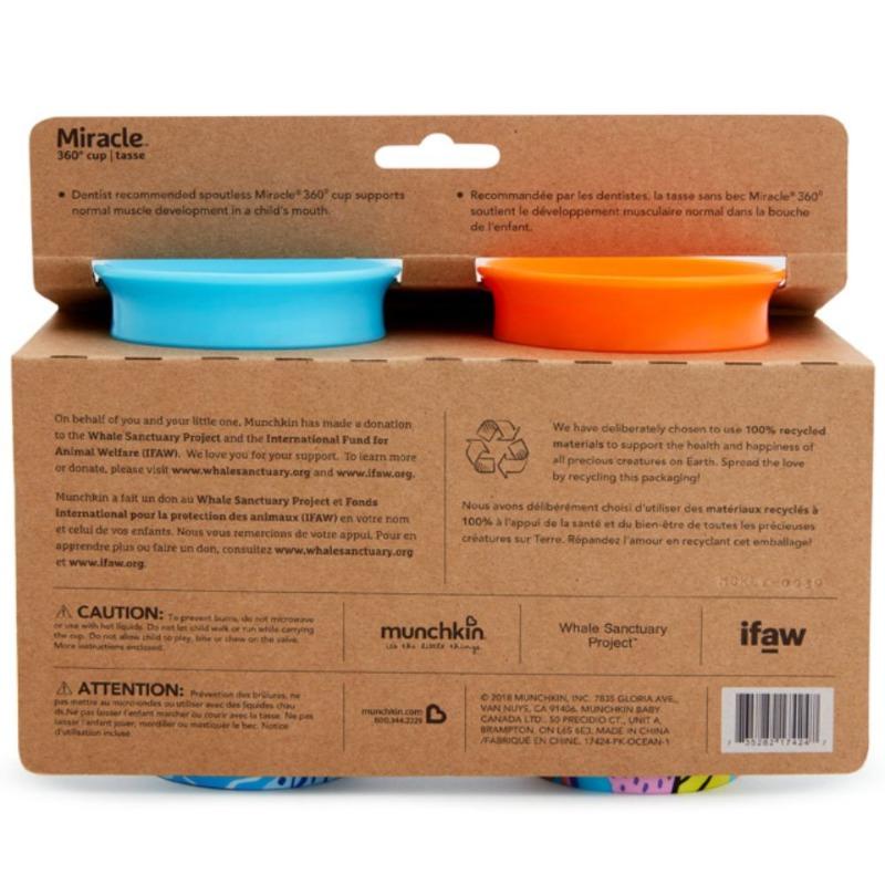 Munchkin Wild Love Miracle Cup 260ml Pack of 2