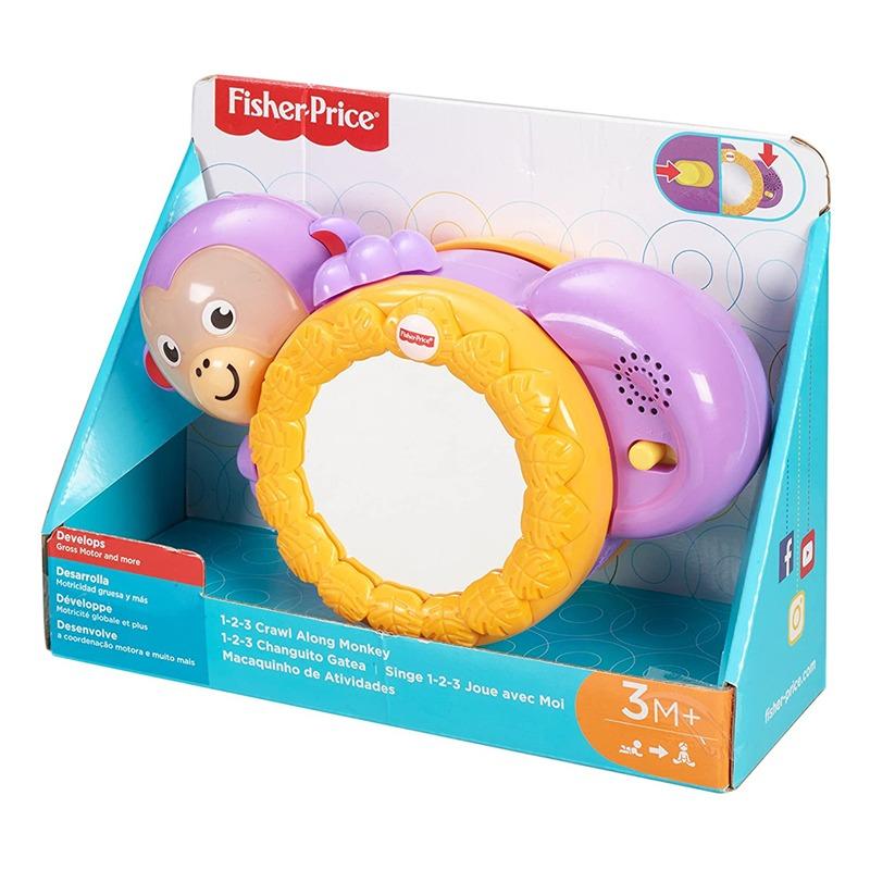 Fisher Price Infant Monkey Crawl After With Mirror