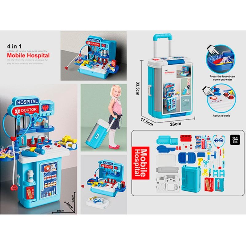 4 In1 Doctor Set With Light And Sound