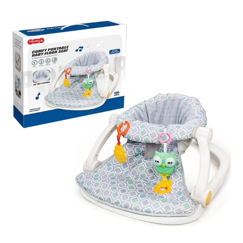 باقة رعاية الطفل (عربة بيبي تريند + كرسي البيبي الأرضي)