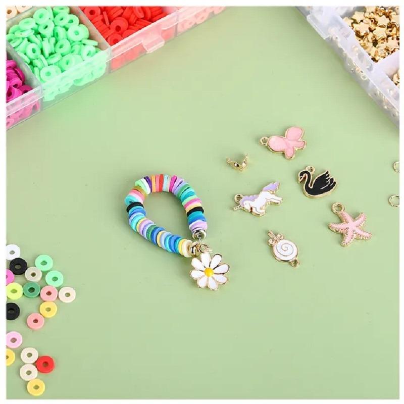 Essen Clay Beads Bracelet Jewellery Making DIY Kit - 5591 Pcs