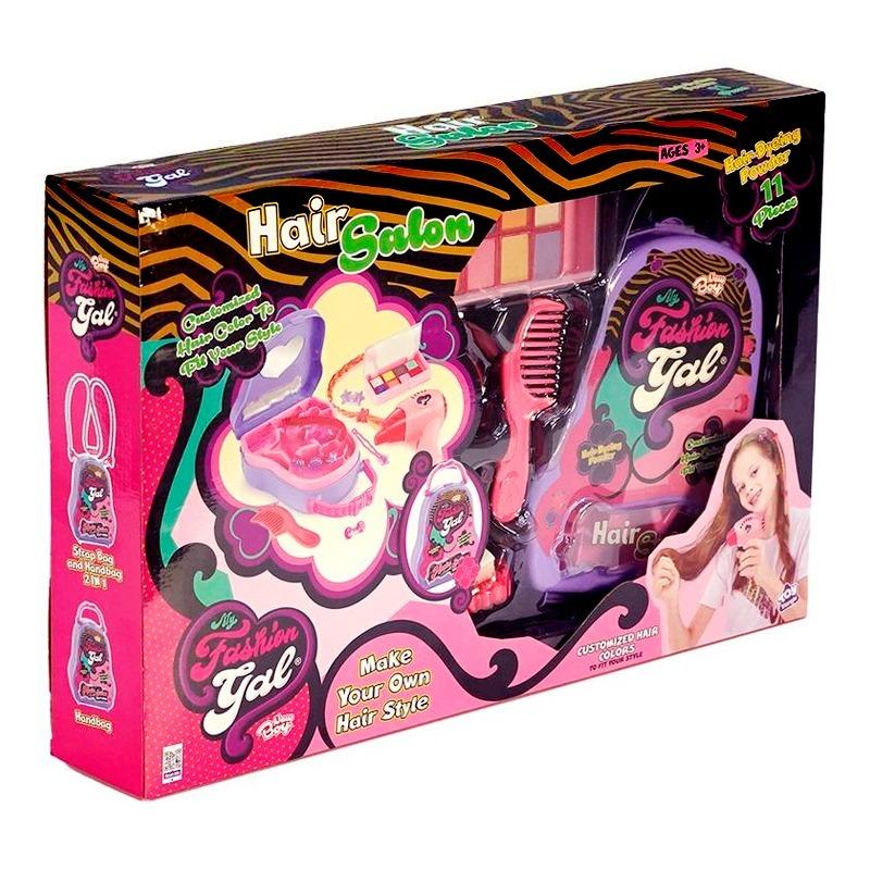 Bundle My Fashion Gal Hair Salon + Shimmer Nail Polish