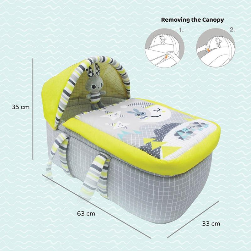Moon Good Night Moses Basket And Bedside Sleeper